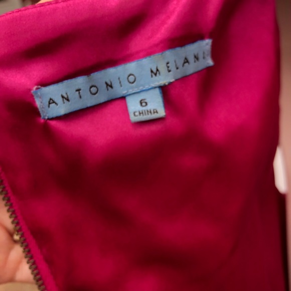 Antonio Melanie size 6 fuchsia dress - Picture 6 of 7